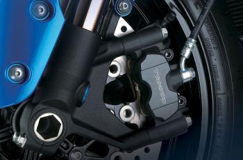 Monoblock callipers are 23 per cent stiffer than before