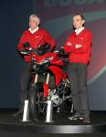 Ducati CEO Gabriele Del Torchio (left) and General Manager Claudio Domenicali