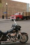 There was even a real red Ford... Wimslow was also notable as one of the few towns which Route 66 passed right through.