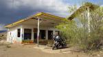 Abandoned gas station, one of many. The Whiting Brothers discovered that with just a little lumber from their father‘s mill, they could easily construct a profitable gas station. 