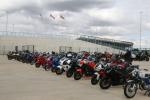 Silverstone bike parking area